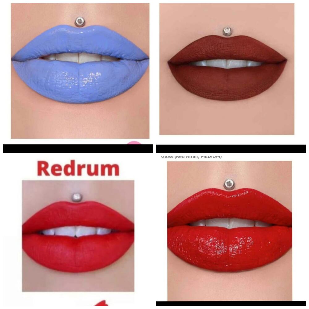 jeffree star velour liquid lipstick supreme gloss redrum blood apologies bundle